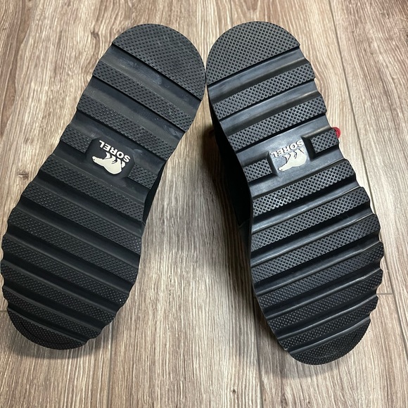 Sorel Ainsley Conquest Black Boots - Picture 3 of 6